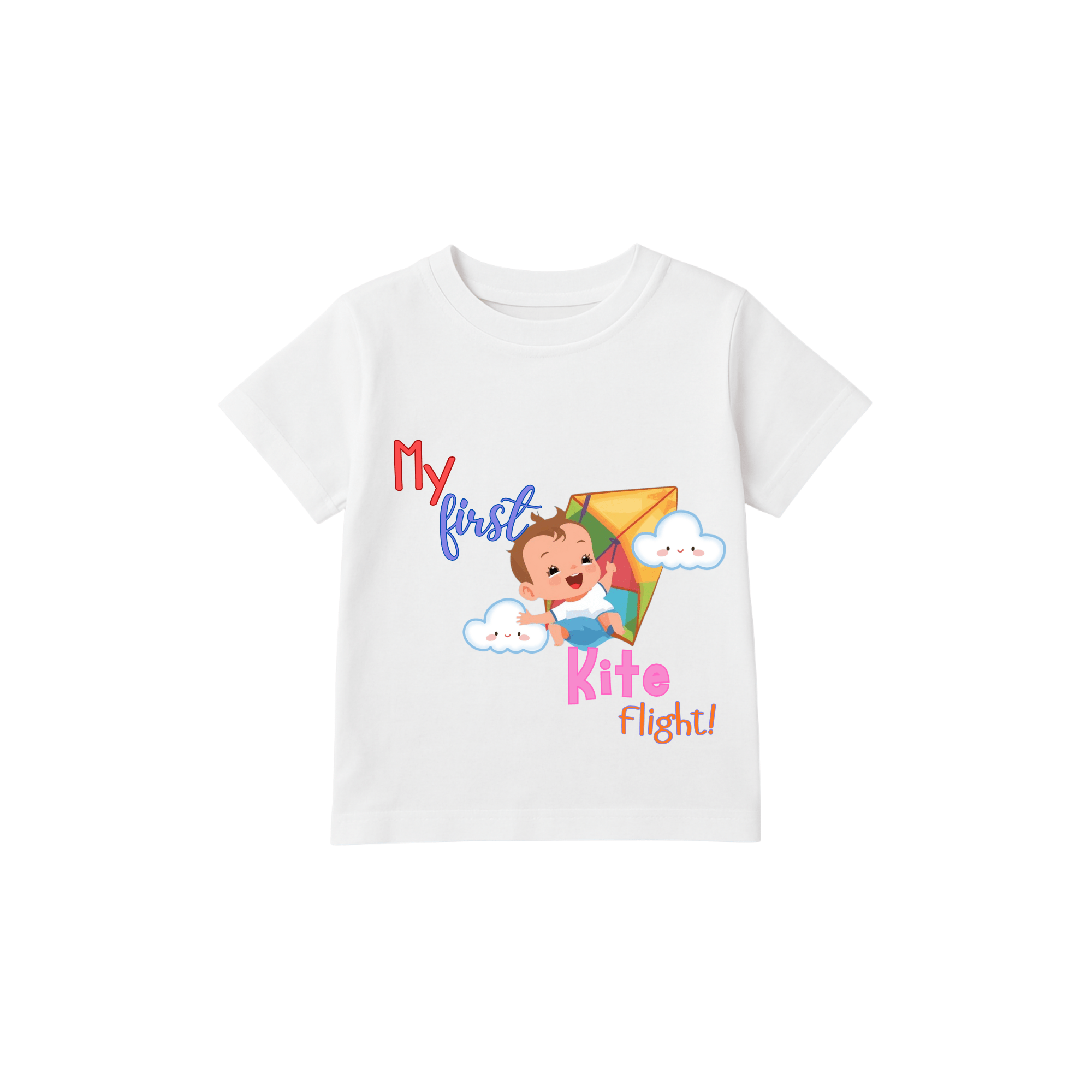 My First Kite Flight Baby T-shirt – Adorable Makar Sankranti Special Kids Romper - Image 5