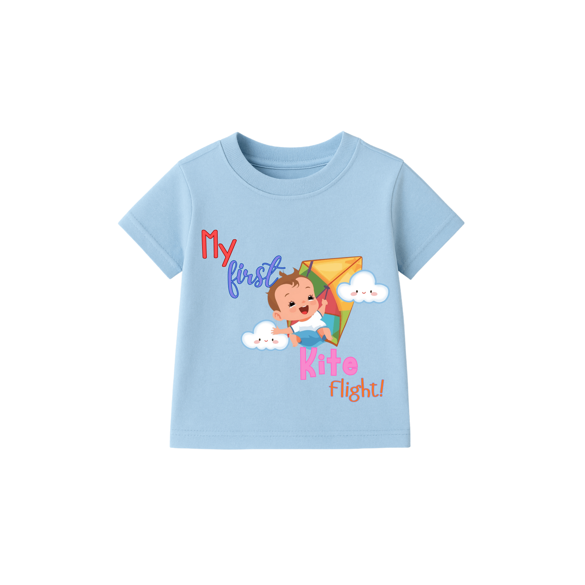 My First Kite Flight Baby T-shirt – Adorable Makar Sankranti Special Kids Romper - Image 4