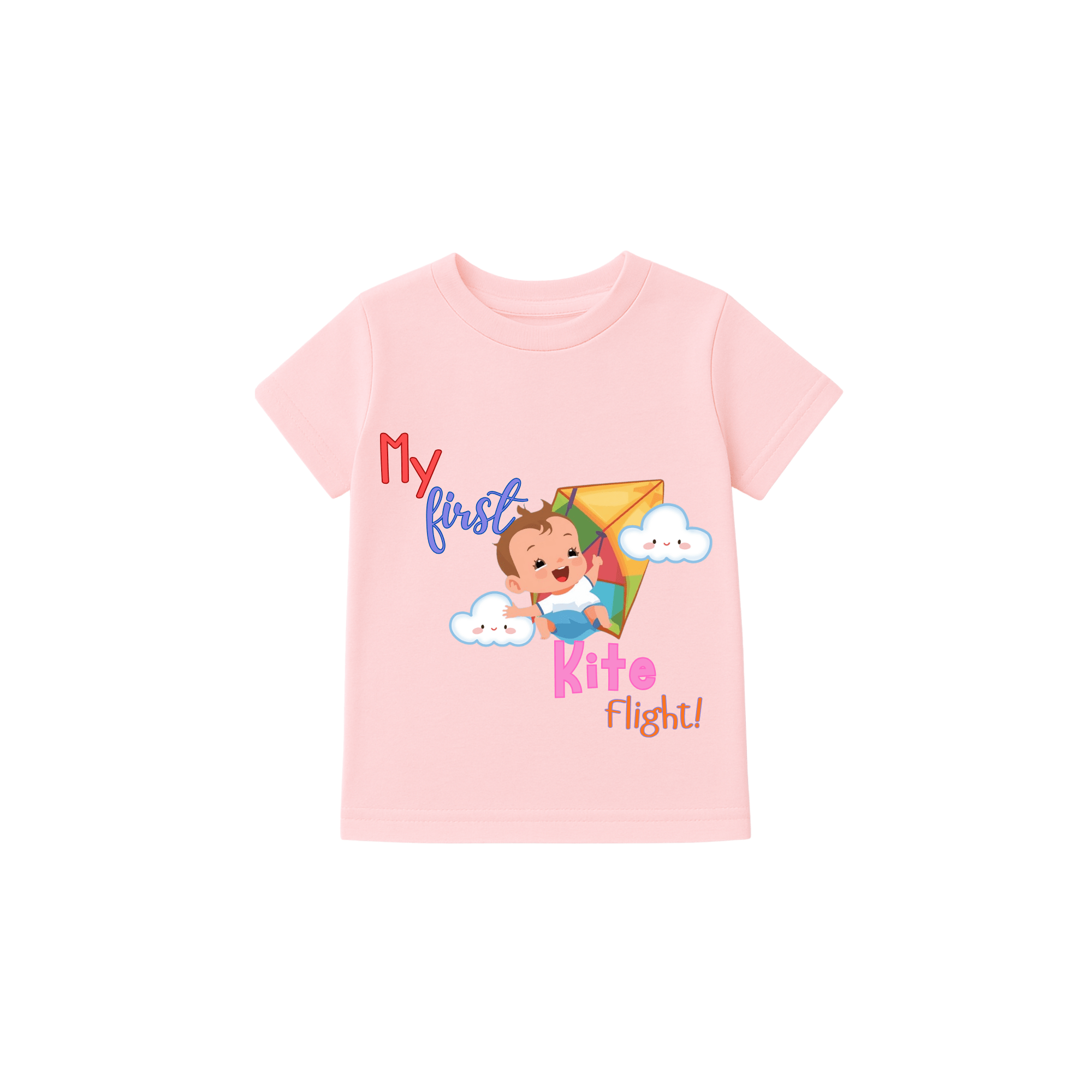 My First Kite Flight Baby T-shirt – Adorable Makar Sankranti Special Kids Romper - Image 3