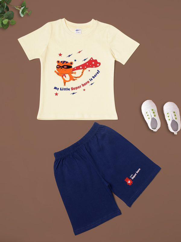 Tiger Super Hero T-shirt and shorts