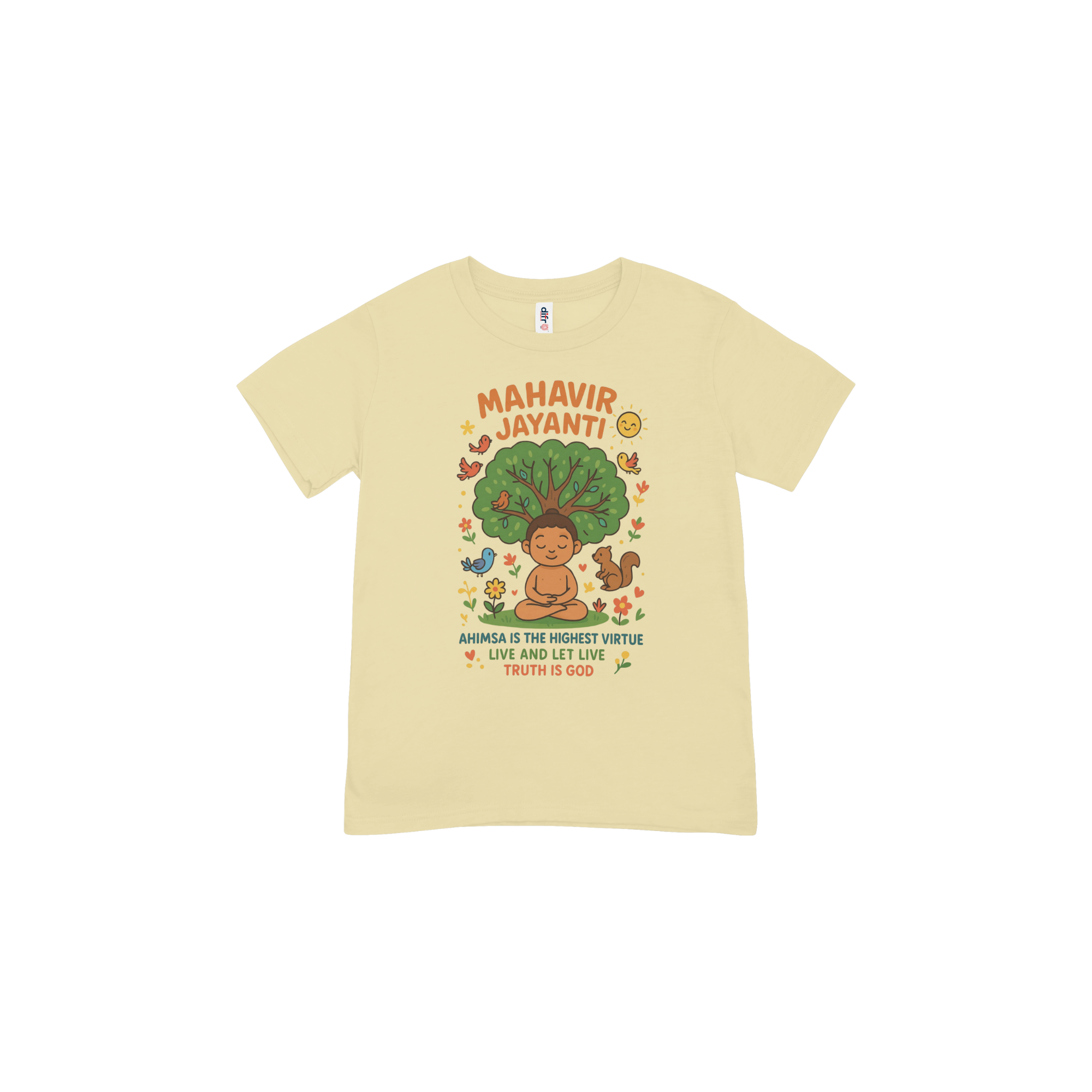 Follow Mahavir’s Path | Kids Festive T-Shirt