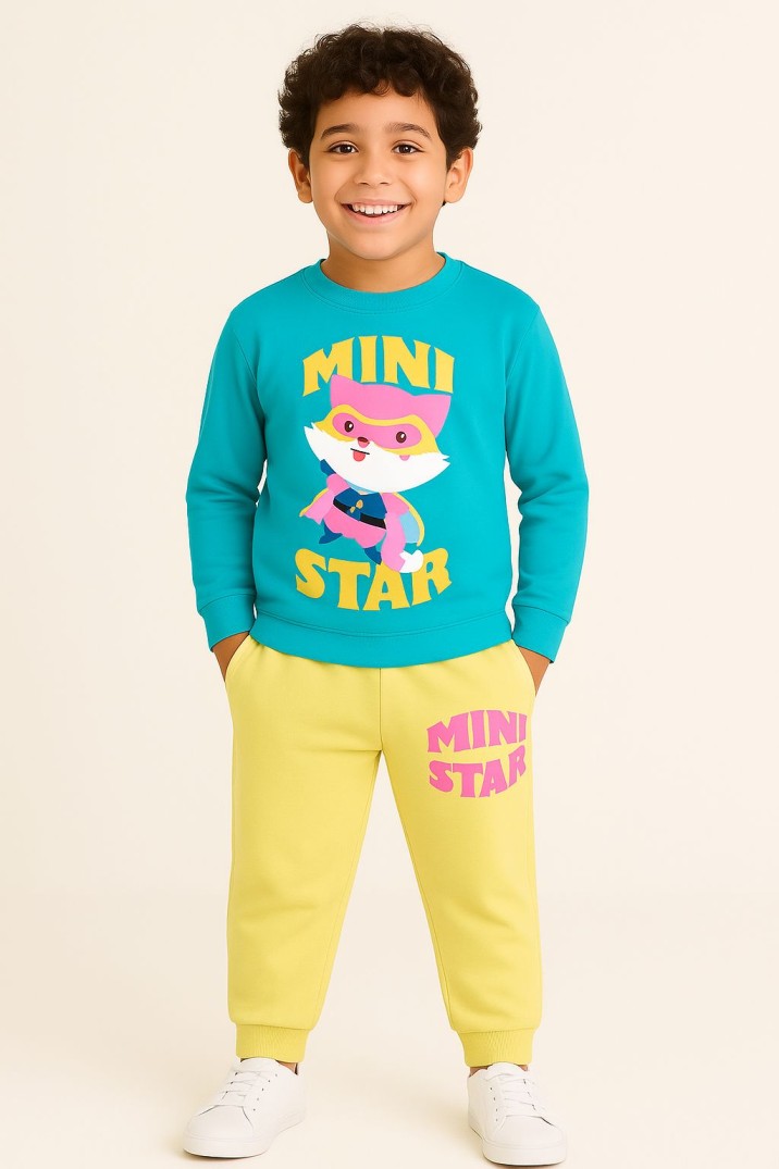 Mini Star Superhero Co-ord Set For Kids