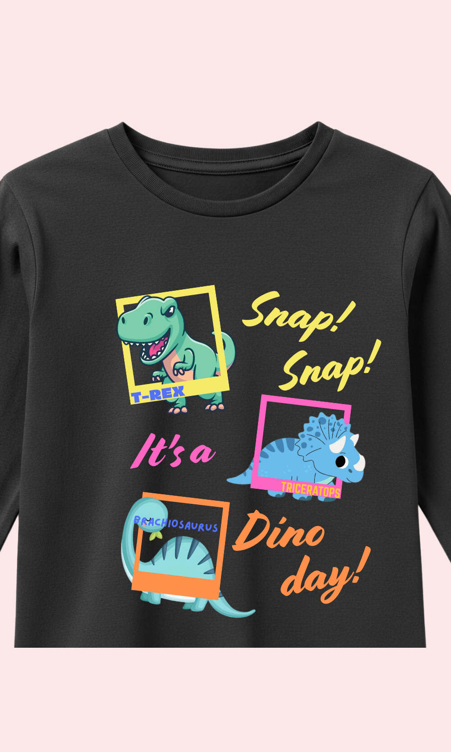 Snap! Snap! Dino Day Co-ord Set For Kids - Image 4