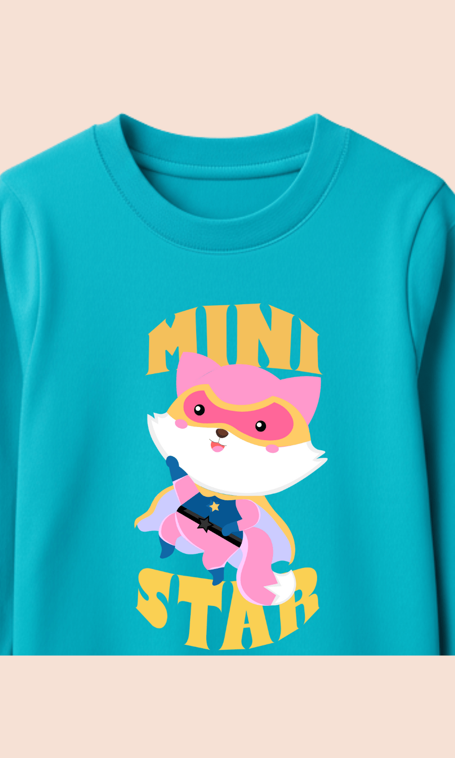 Mini Star Superhero Co-ord Set For Kids - Image 4