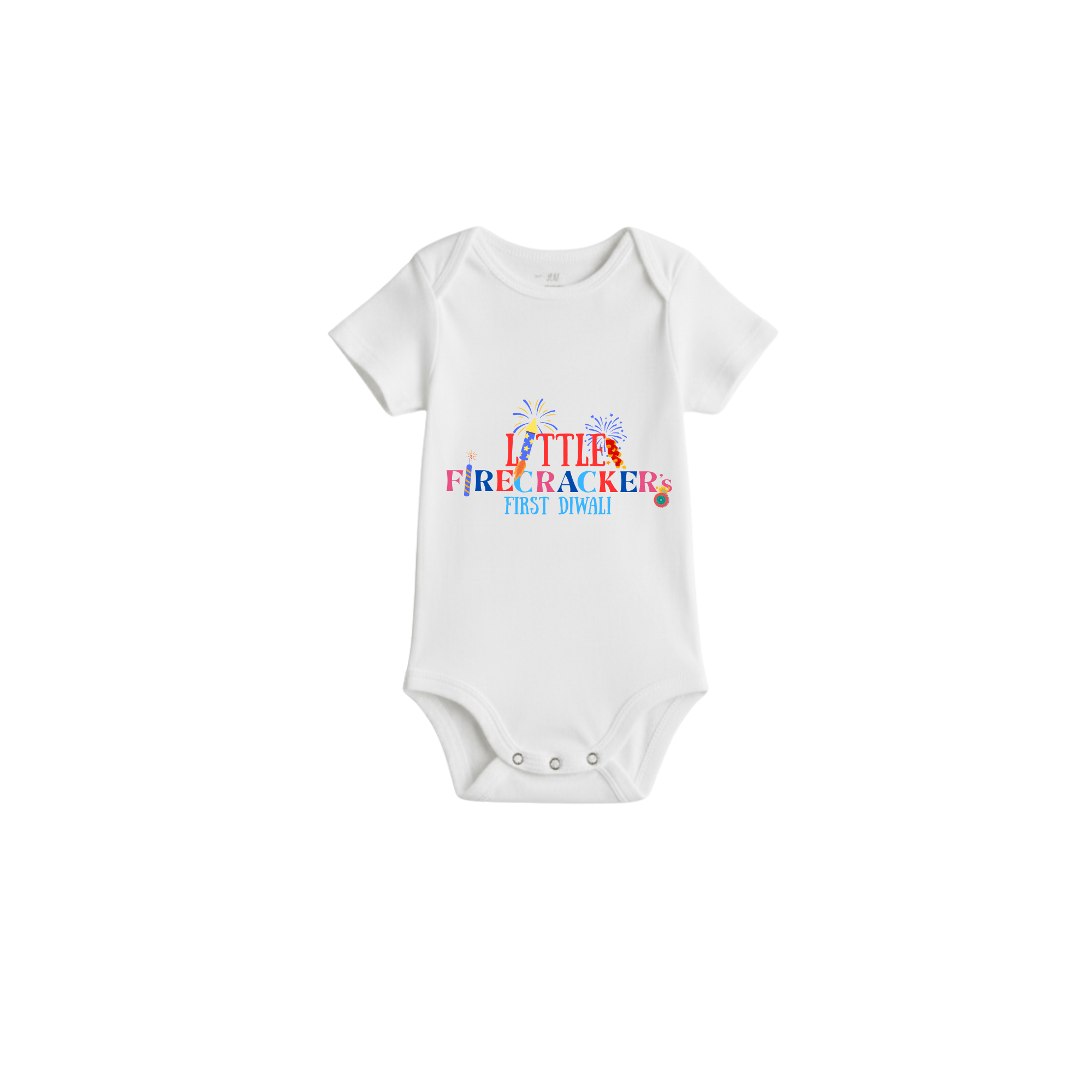 Little Firecracker First Diwali Romper – Festive Baby Outfit