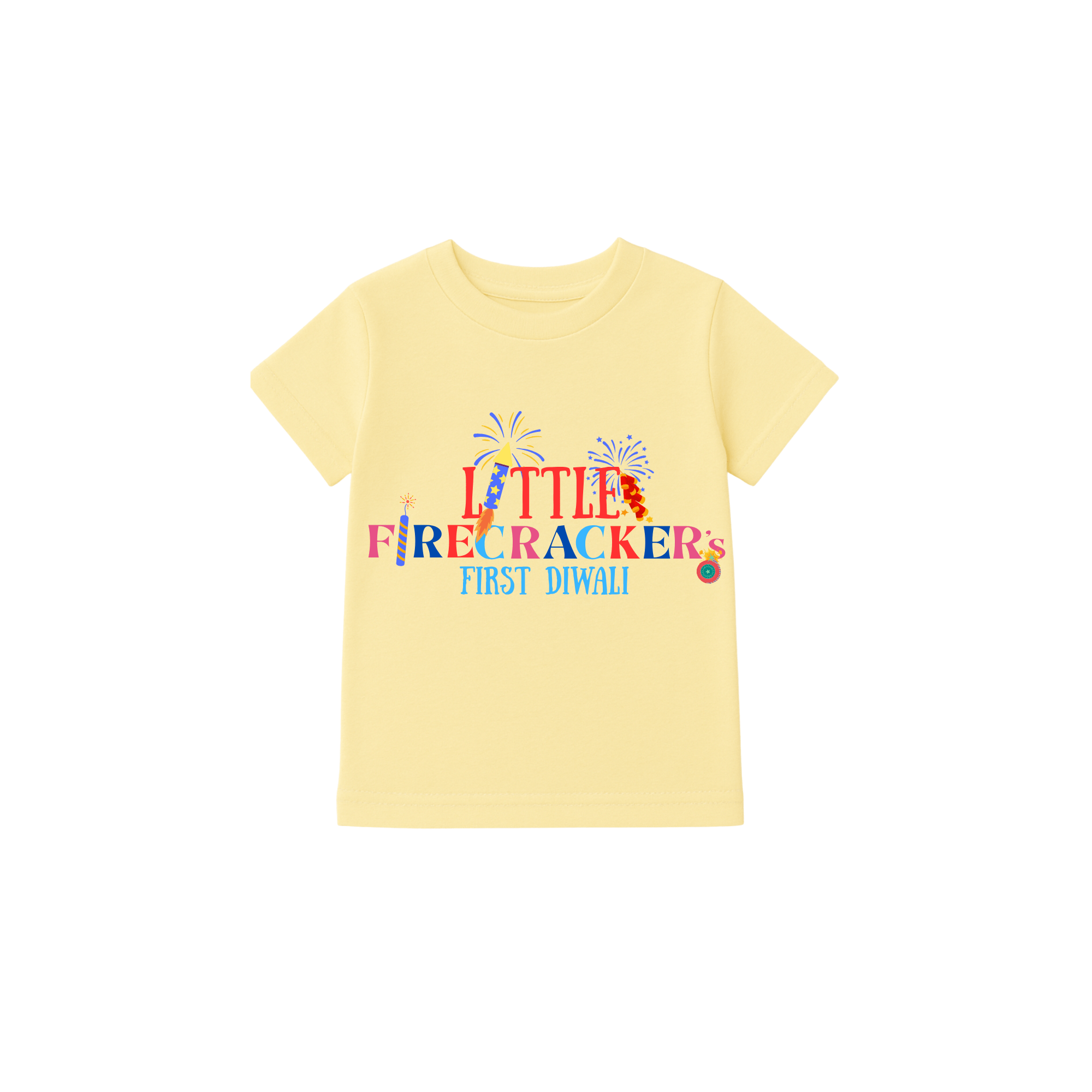 Little Firecracker First Diwali Romper – Festive Baby Outfit - Image 3