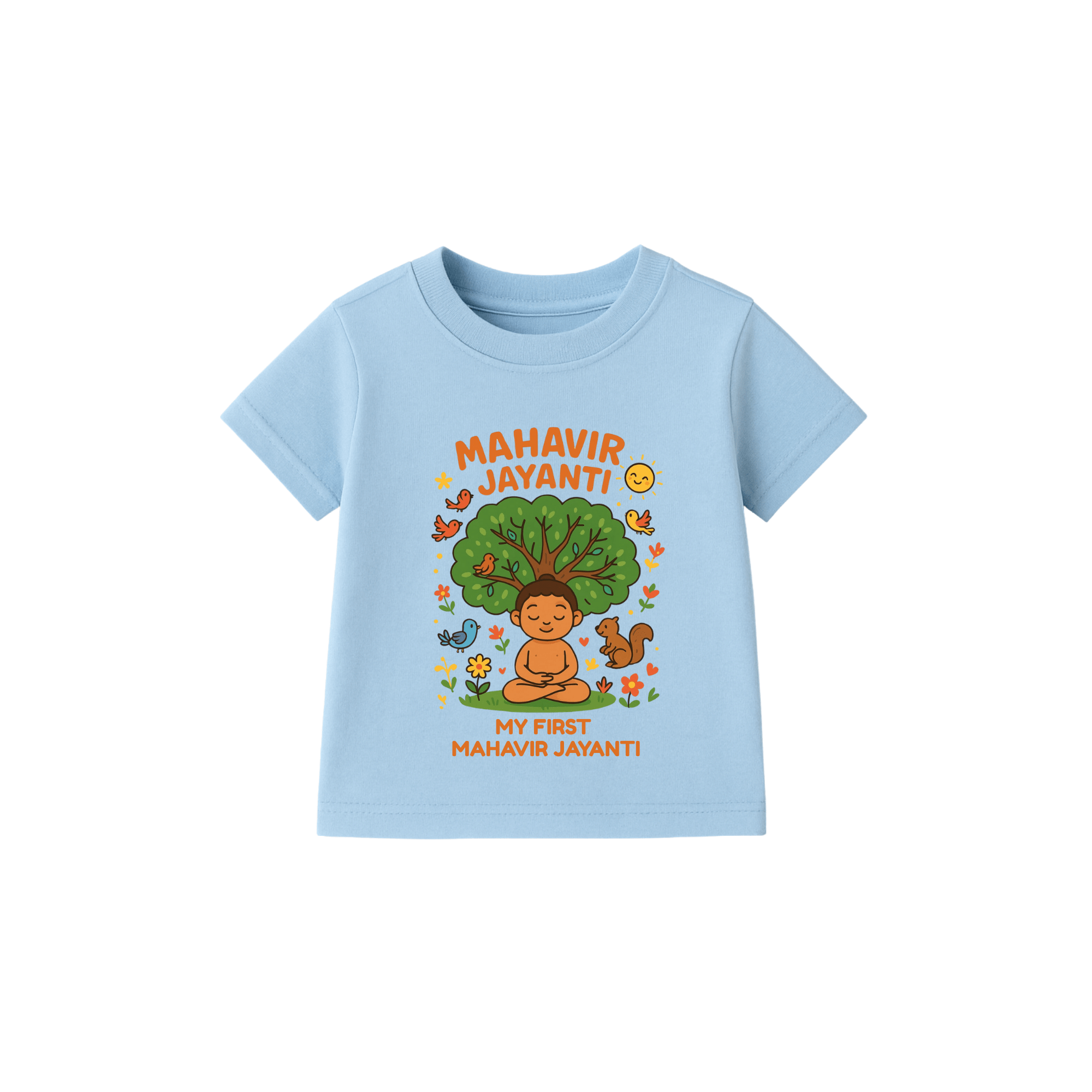 My First Mahavir Jayanti Baby Romper | Ahimsa Jain Festival Outfit - Image 4