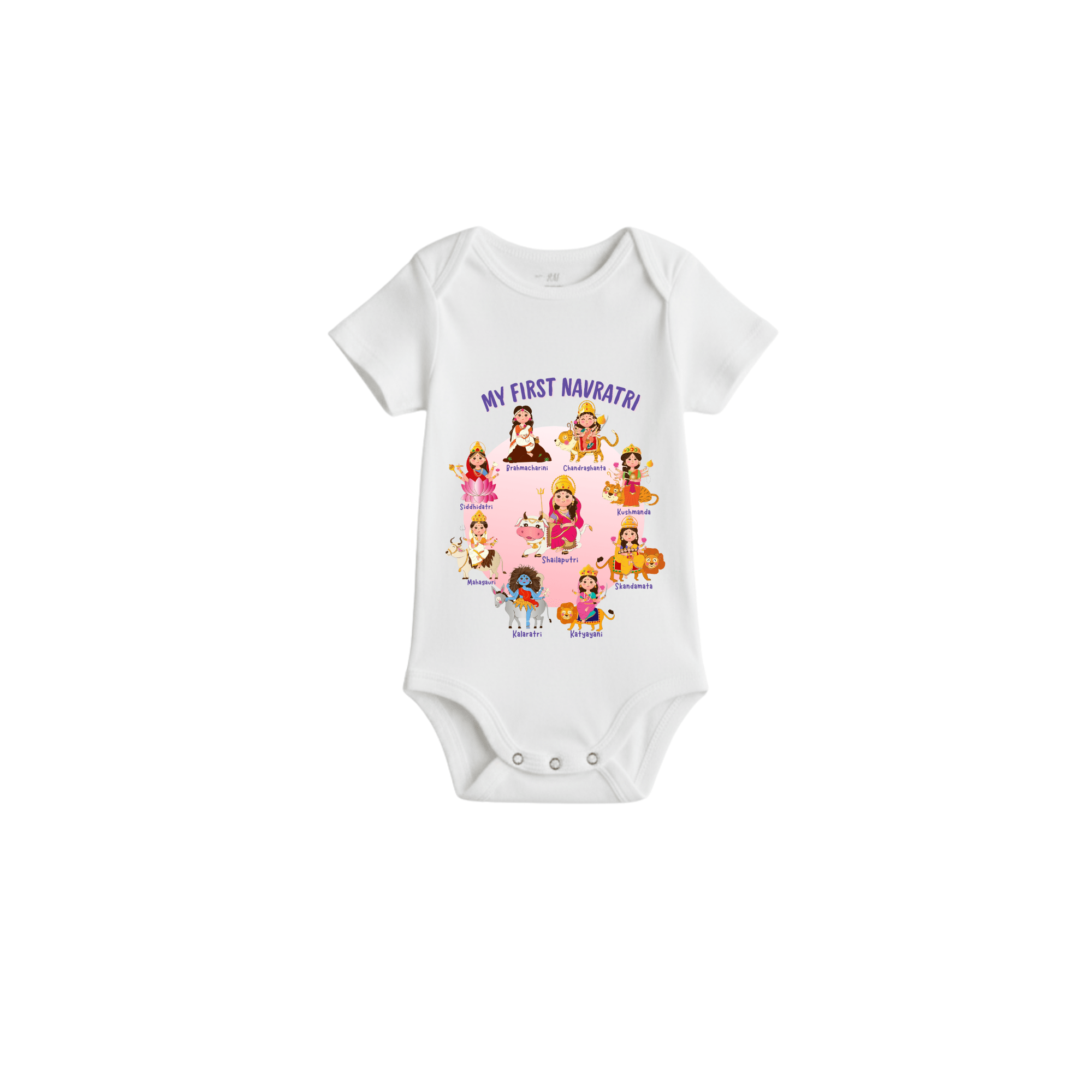 My First Navratri Baby Romper | Nav Durga Festival Outfit