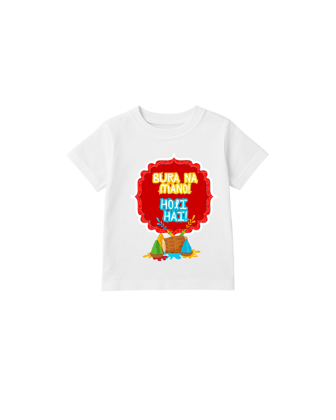 Bura Na Mano Holi Hai Kids T-Shirt – Colorful Holi Wear