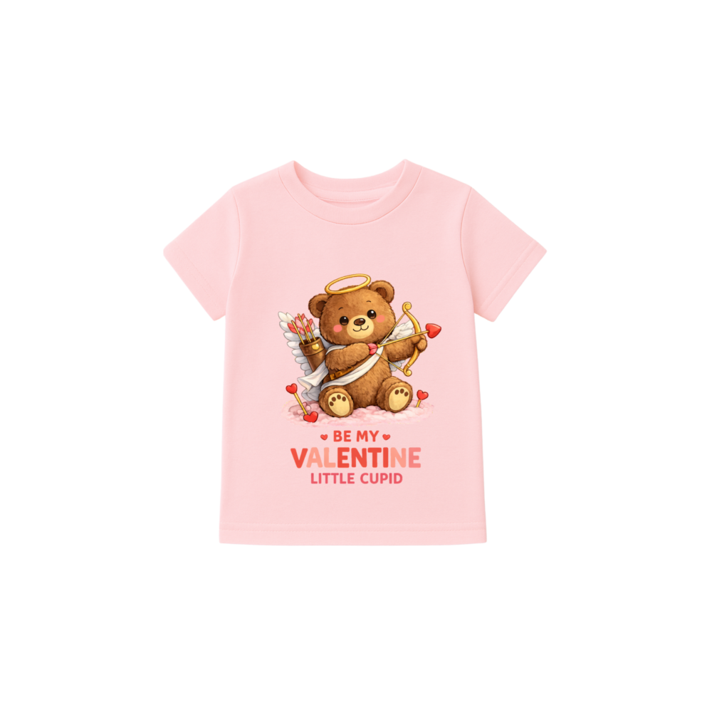 Be My Valentine Kids T Shirt | Custom cotton Tee – Difru