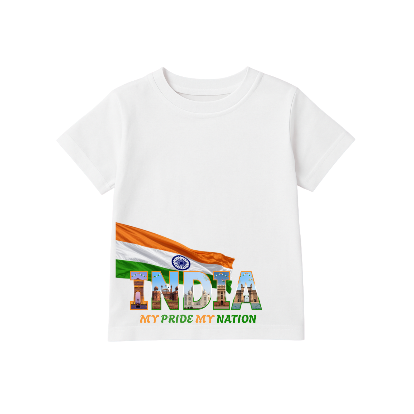 India My Pride Kids Independence Day T-Shirt - Image 2